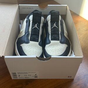 Nike Air Jordan 1 Low Slip Black White Sneakers - worn 1 time, so VERY clean